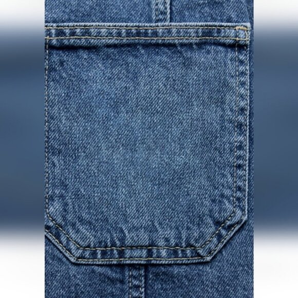 ZARA Z1975 CROPPED DENIM SHIRT - Picture 6 of 7